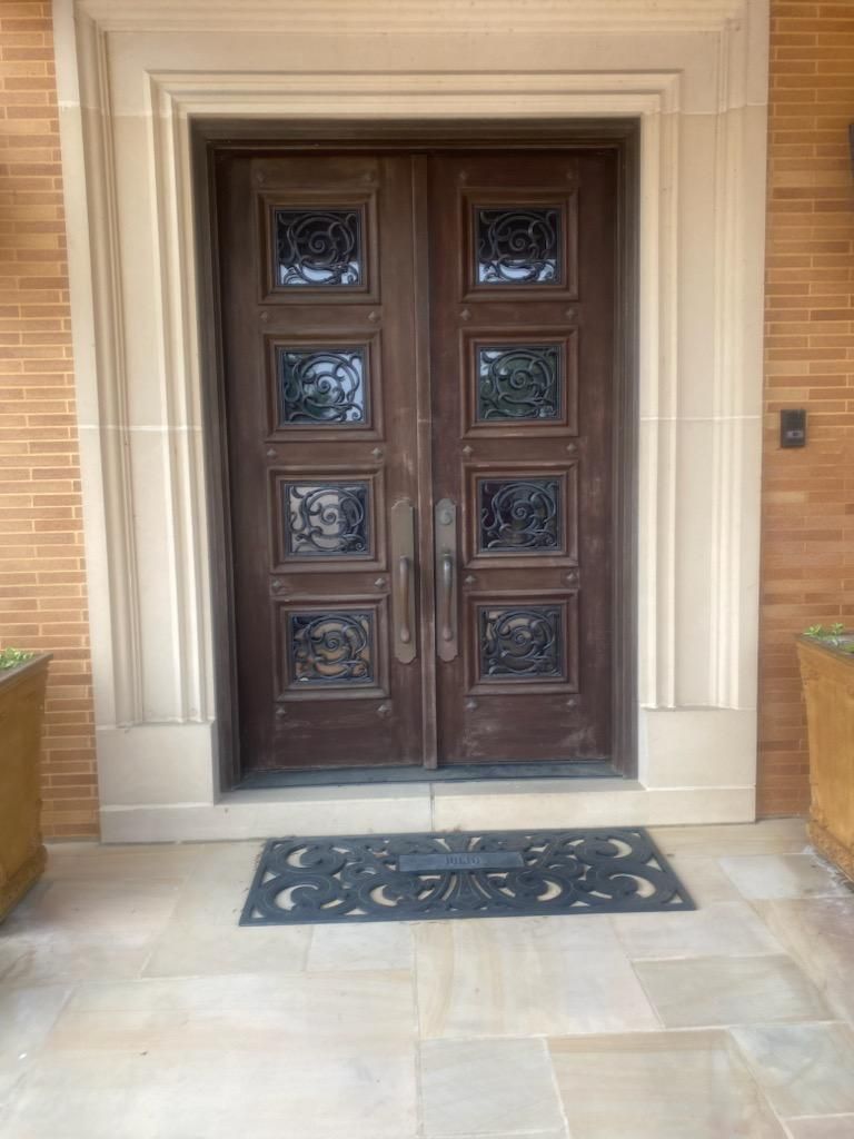 Beautiful restored exterior door