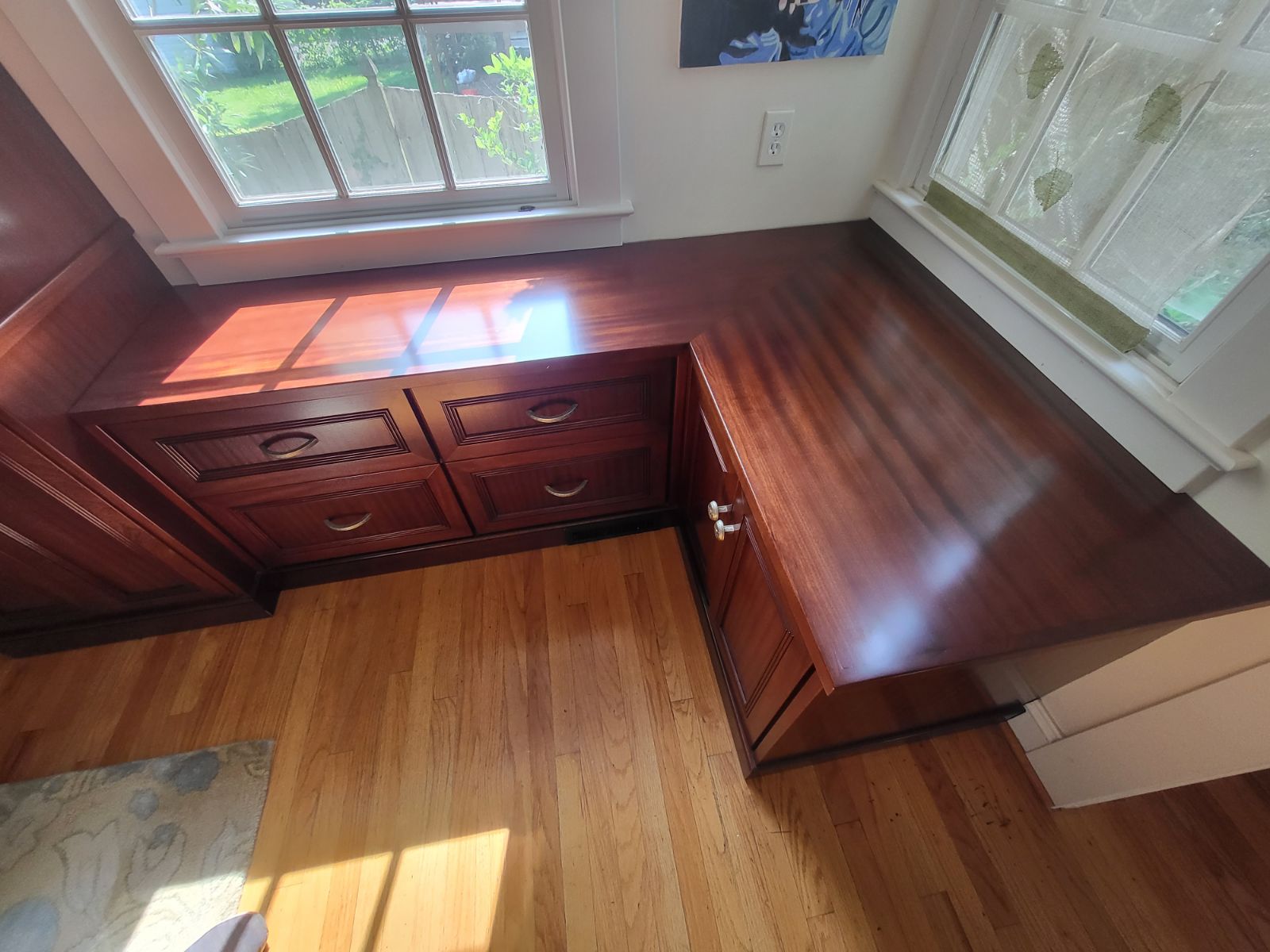 Kitchen cabinet restoration