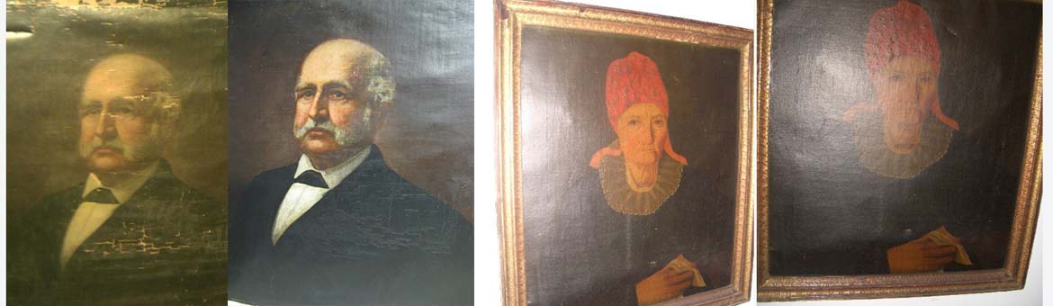 Oil painting restoration