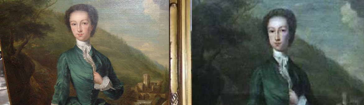 Mixed media art restoration
