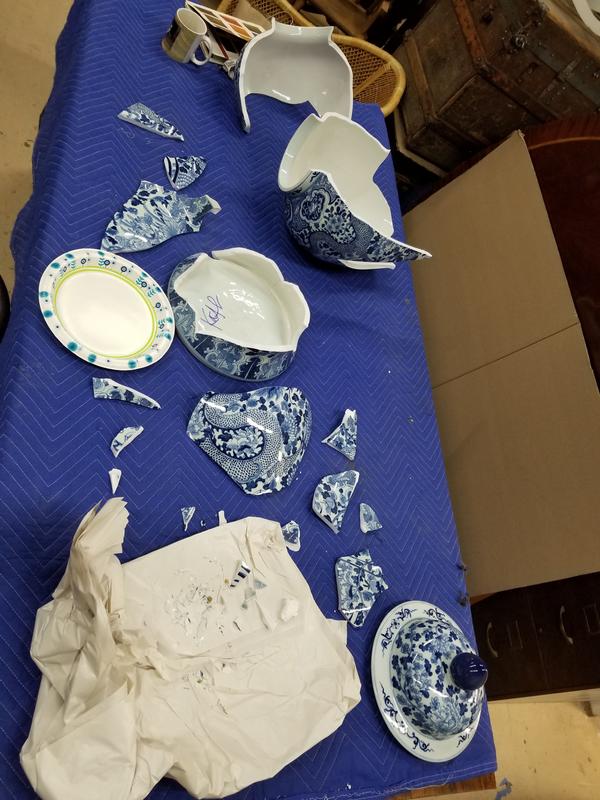 Decorative porcelain restoration